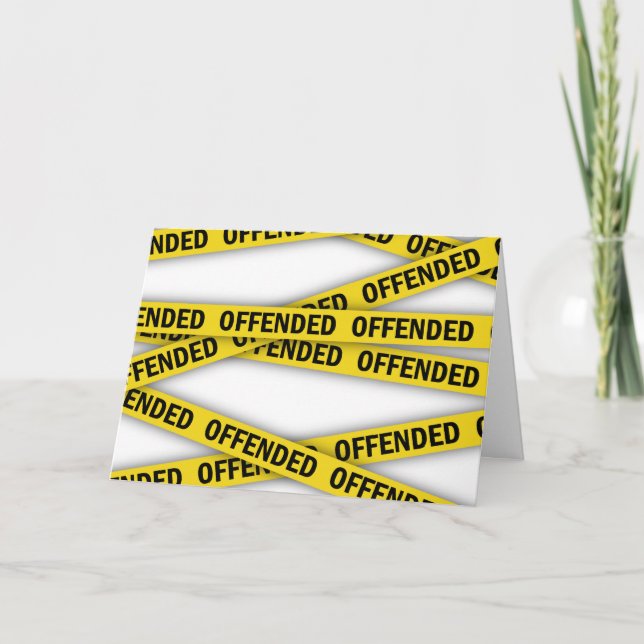 Programa Estou ofendido que a fita policial não atravesse (Frente)