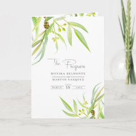 Programa Eucalyptus deixa água verde casamento