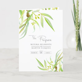 Programa Eucalyptus deixa água verde casamento