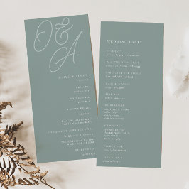 Programa Eucalyptus | Script Watermark Monograma Wedding