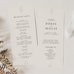 Programa EVERLY Retro Art Deco Casamento Negro Dourado de m