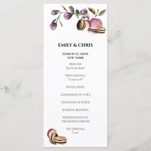 Programa Feliz Macaron  Violet Floral Modern