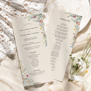 Programa Flat Simples de Casamento de Berna Fern de Flor
