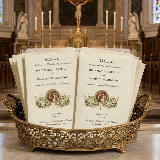 Programa Floral de Casamento Católico (Criador carregado)