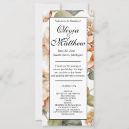 Programa floral Elegante de laranja verde-esverdea