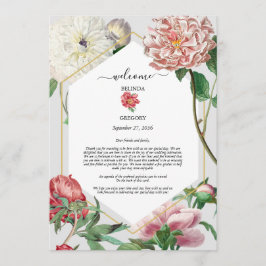 Programa Flores Brancas Cor-de-Rosa, Casamento Itinerário