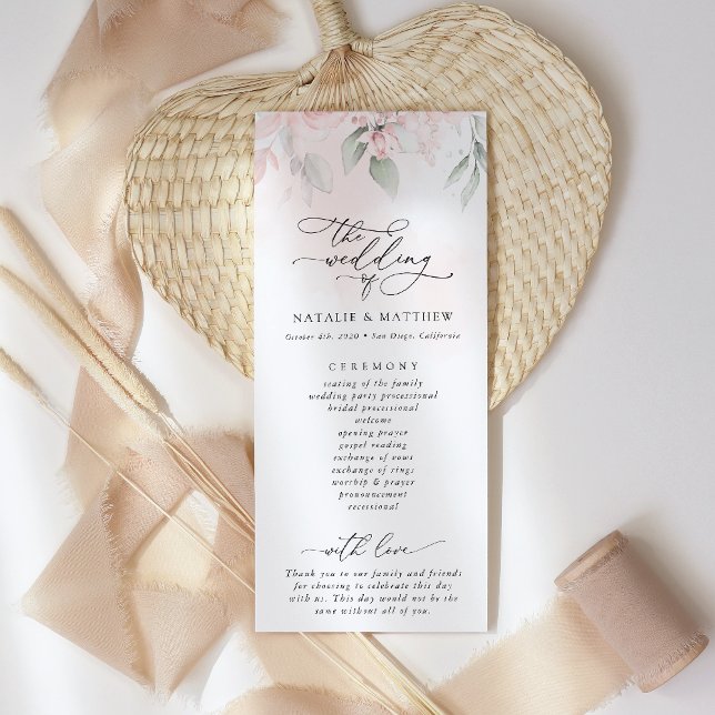 Programa Flores De Blush, Flores Rosa, Verde, Pró De Casame (Criador carregado)