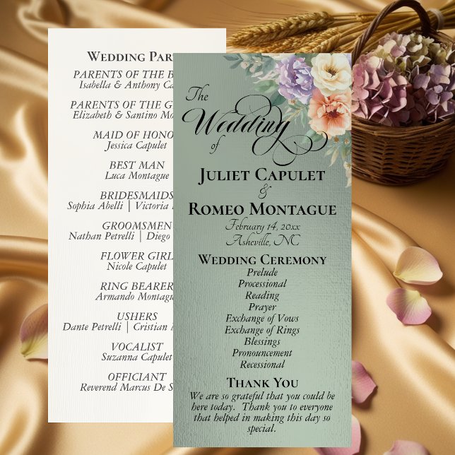 Programa Flores Silvestres da Primavera - Casamento Salvia (Criador carregado)