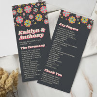 Flower Power 70's Retro Groovy Wedding