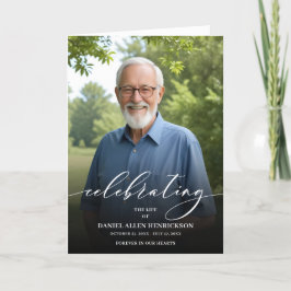 Programa Foto da Ordem de Serviço Funeral