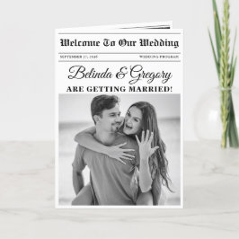 Programa Foto divertida do Jornal de Casamento Ordem de Ser