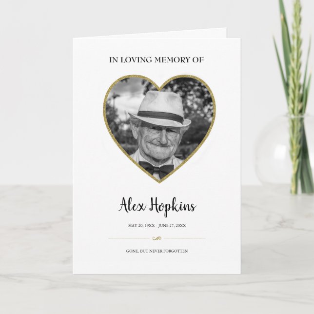 Programa Foto do Memorial de Foto do Cardíaco Glitter Dobra (Frente)