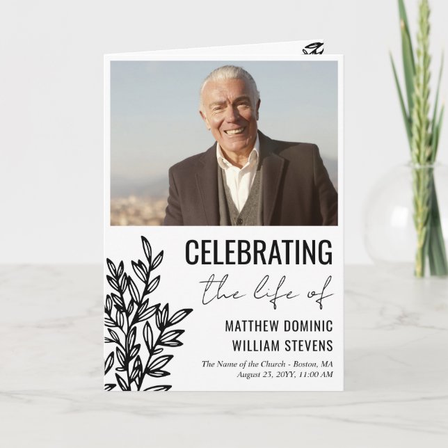 Programa Foto do Verde Branco Negro Celebrando a Vida do (Frente)