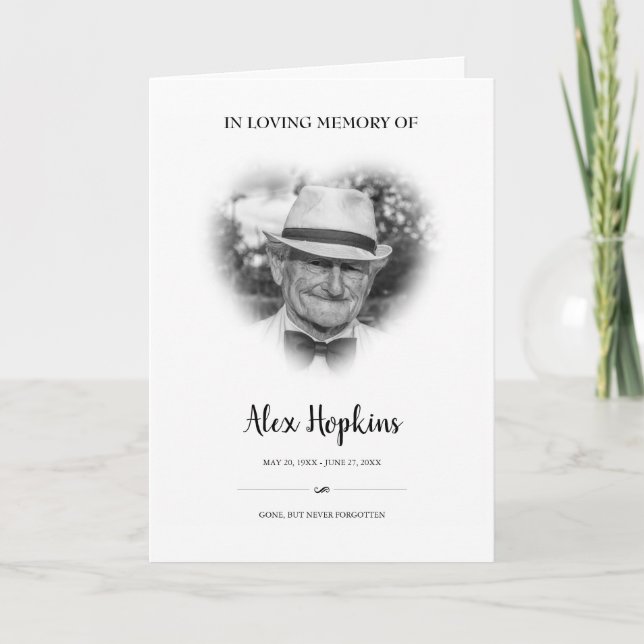 Programa Foto Memorial de Foto de Frame de Coração Dobrada  (Frente)