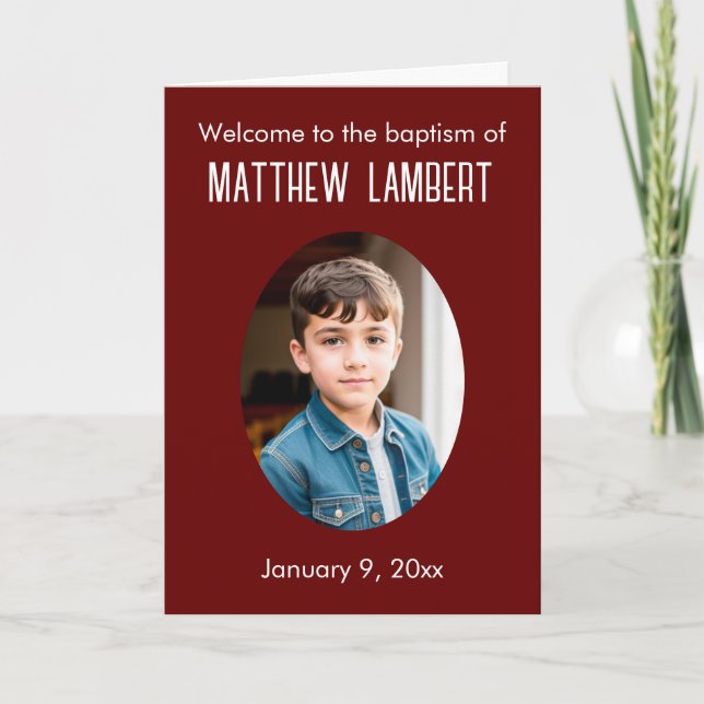 Programa Foto Vermelha Escura Frente Polka-Dot Dobrada Bati (Frente)