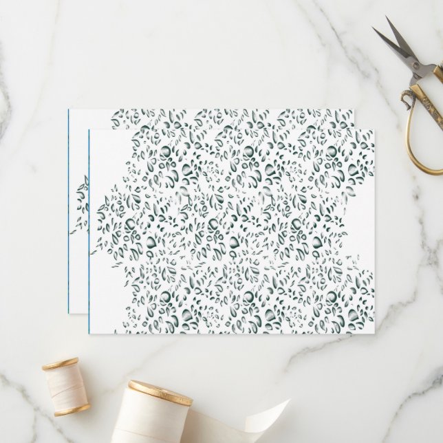 Programa fundo branco com muitas gotas de água (Frente/Verso In Situ)