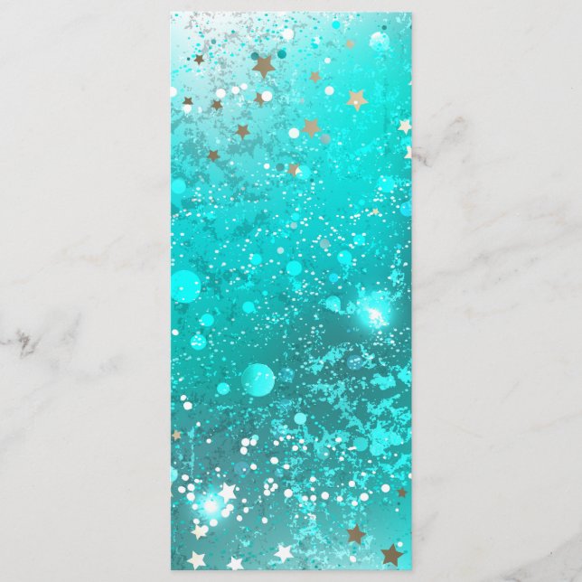 Programa Fundo do Mint Turquoise Foil (Frente)