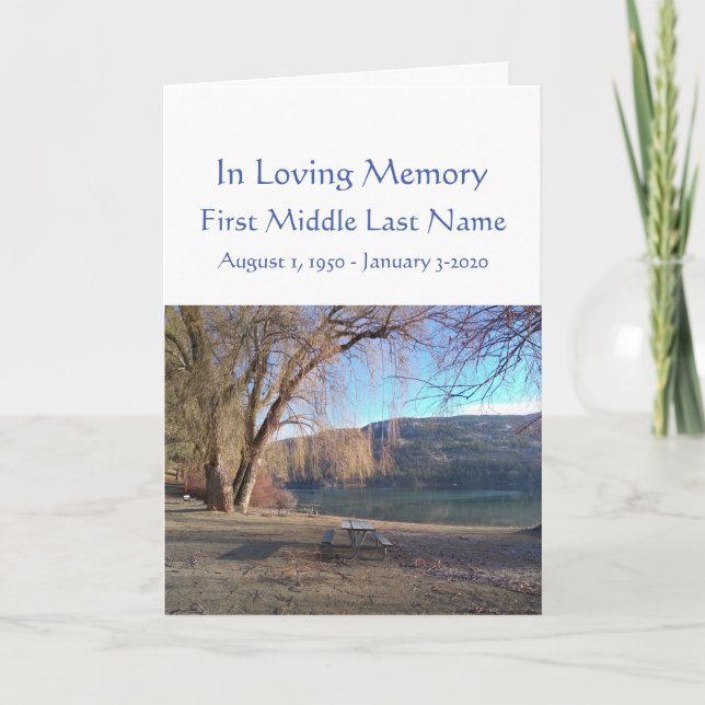 Programa Funeral BeauLinda Park Lake Beach (Frente)