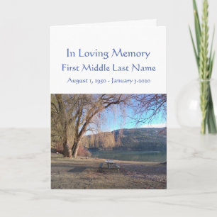 Programa Funeral BeauLinda Park Lake Beach