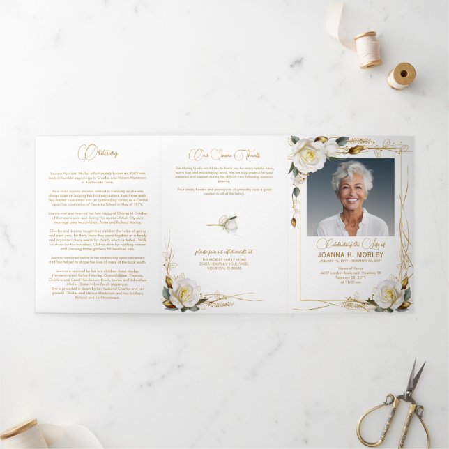 Programa Funeral de Poema Fotográfico do Rosa e Do (Fora)