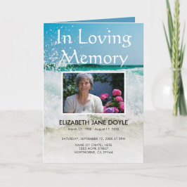 Programa Funeral de Praia | Ordem de serviço