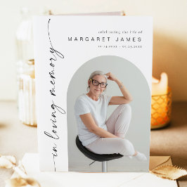 Programa Funeral Memorial Moderno e Minimalista do