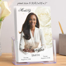 Programa Funeral Rosas Brancas Obituário