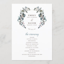 Programa Garden Crest | Cerimônia de Casamento Floral Branc