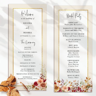 Programa Gilded Fall Terracotta Floral