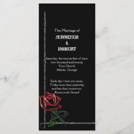 Programa Gothic Barbed Wire e Rosa Weding