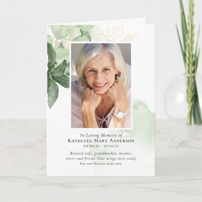 Programa Greenery Fotos Dobradas do Funeral (Frente)