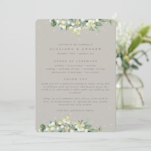 Programa Greige Snowberry + Eucalipto Casamento de Inverno