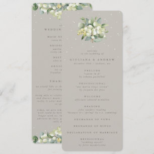 Programa Greige Snowberry+Eucalyptus Buquê Casamento no inv