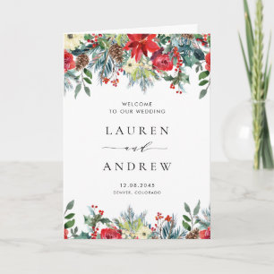 Programa Guirlanda de Flores de Inverno em Aquarela para Ca