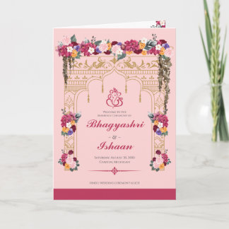 Programa Hindu Wedeceremony Rosa Tropical