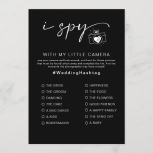 Programa I Spy WedGame for Reception Photo Hunt Game