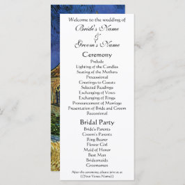 Programa Igreja em Auvers pelo Casamento Vincent van Gogh