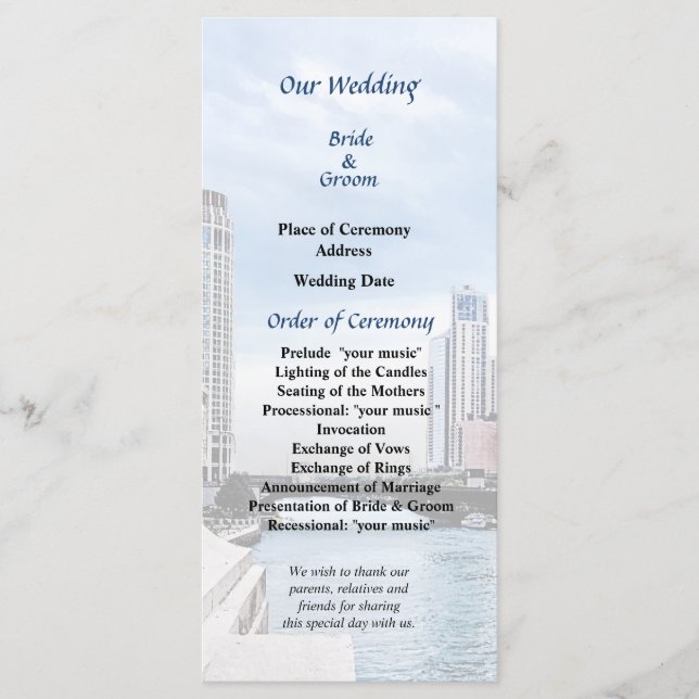 Programa IL - Vista desde a Ponte da Michigan Avenue Chicag (Frente)