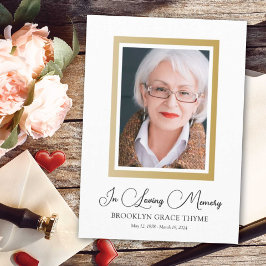 Programa Imagem do Faux Dourado Photo Memorial Program