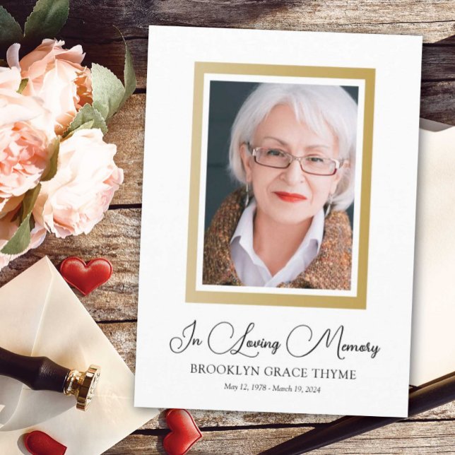 Programa Imagem do Faux Dourado Photo Memorial Program (Criador carregado)