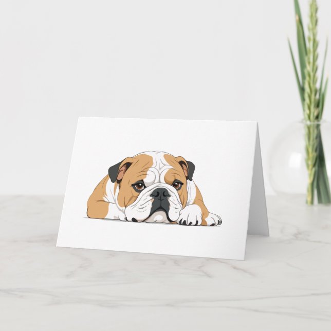 Programa Inglês Buldogue Adorable Cute Animal Dormindo Calm (Frente)