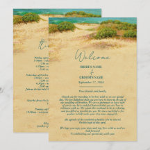 Itinerário de Casamento na Praia com Aquarela Cost