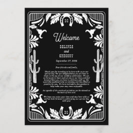 Programa Itinerário de Casamento Russo de Cowboy Do País Oc