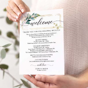 Programa Itinerário do Casamento Verde - Hotel Bag