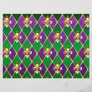 Programa Jewelry Background Mardi Gras