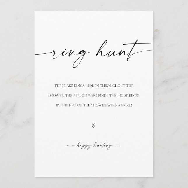 Programa Jogo de Chá de panela Ring Hunt (Frente)