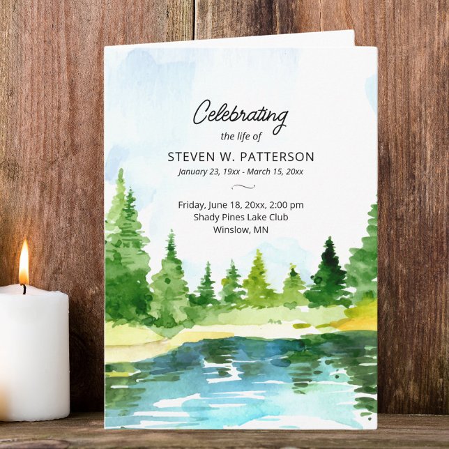 Programa Lago Pine Trees, Celebração do Funeral Fotográfico (Criador carregado)