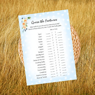 Programa Lion Cub Floral Blue Fez um jogo de Chá
