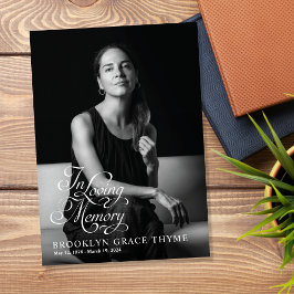 Programa Loving Memory Cheio Photo Memorial Program