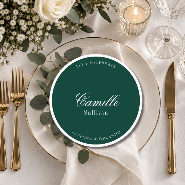 Programa Lugar de convidado de casamento formal redondo esm (Criador carregado)